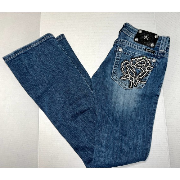Miss Me Denim - Womens Miss Me Jeans Size 28 Boot Cut Floral Print